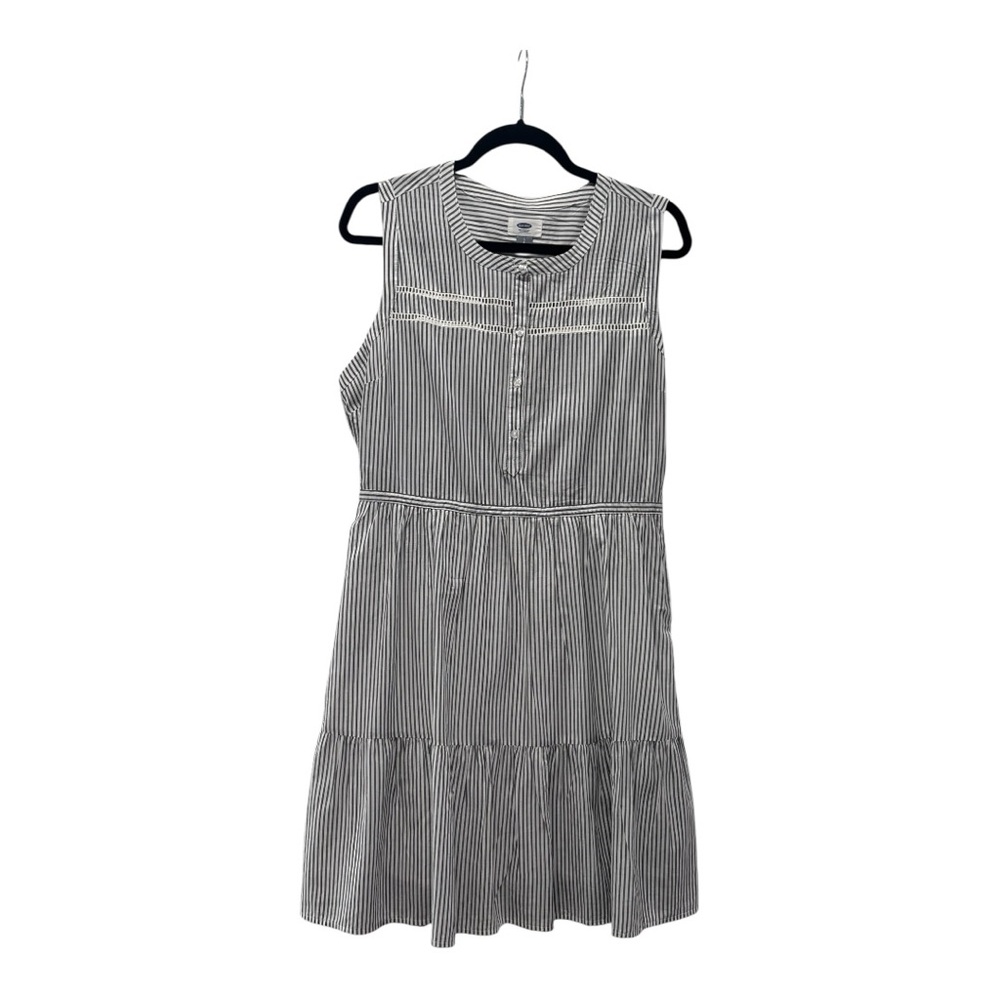 Sleeveless Old Navy Classic Striped Tiered Dress